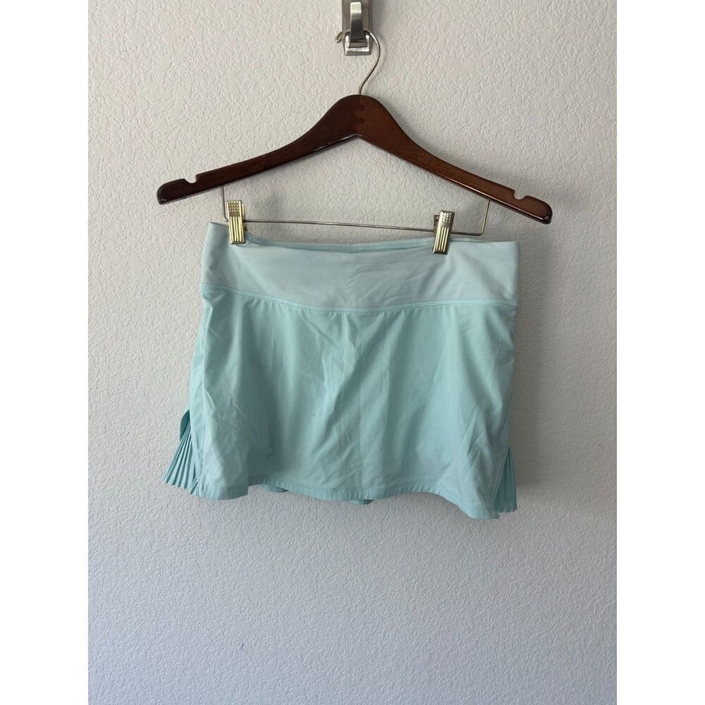 Lululemon Play Off The Pleats Green Skirt